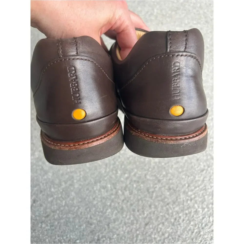 Samuel Hubbard Men’s DressFast Oxford M1310-061 Brown Leather Sneakers Size 11M